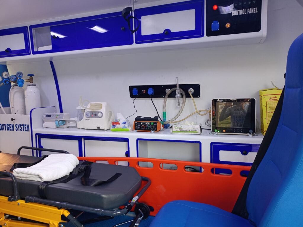إسعاف خاص مجهز بأجهزة الإنعاش مميزات الإسعاف الخاص المجهز مقارنة بالإسعاف العادي